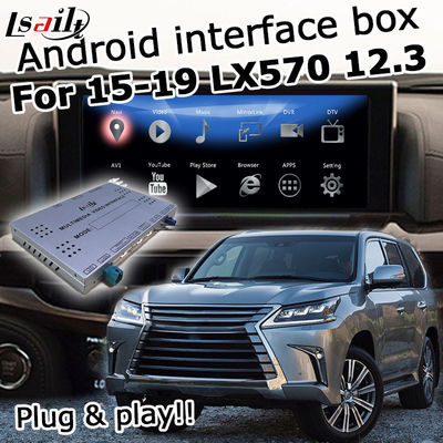 De Interface van Lexus LX570 Lexus de carplay/GPS-navigatievakje 16GB androïde auto van ROM 4GB