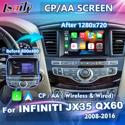 Infiniti JX35 QX60 Autohd de Vervangingsscherm van 8 Duim het Draadloze Carplay Android